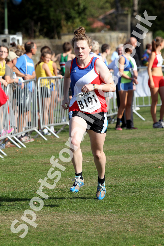 Rachel Weild (Carlisle and Aspatria AC), under-17 girls, Northern Cross Country Relay, Graves Park, Sheffield